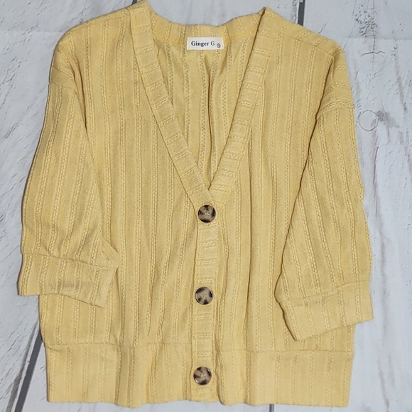 🛒Quarter Sleeve Cardigan - Picture 2 of 5